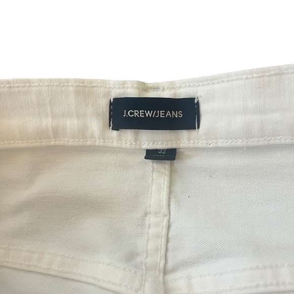 J.Crew Vintage Straight HR High Rise Denim White Straight Jeans size 32 | 14 - Picture 6 of 7